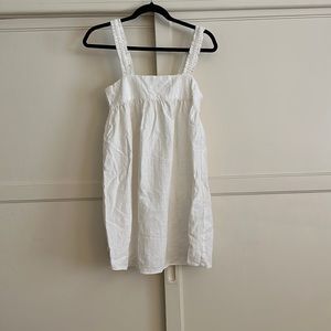Zara, white, baby doll sundress